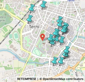 Mappa Viale D. Giannelli, 05100 Terni TR, Italia (0.5125)