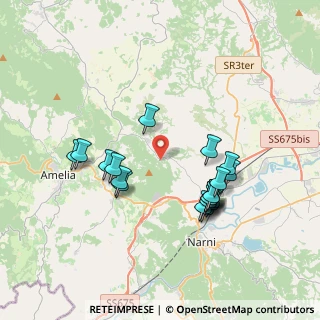 Mappa SP 29, 05035 Narni TR, Italia (3.7615)