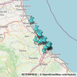 Mappa Via dei Colli, 64028 Silvi TE, Italia (9.526)