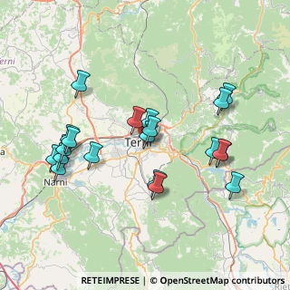 Mappa Via S. Nicandro, 05100 Terni TR, Italia (8.0985)