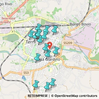 Mappa Via S. Nicandro, 05100 Terni TR, Italia (0.8925)