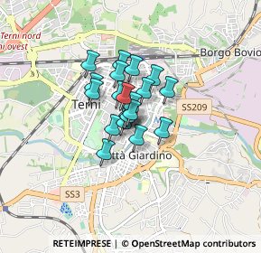 Mappa Via della Stella, 05100 Terni TR, Italia (0.475)