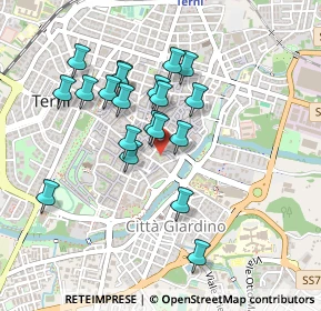 Mappa Via della Stella, 05100 Terni TR, Italia (0.417)