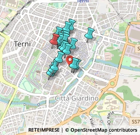 Mappa Via della Stella, 05100 Terni TR, Italia (0.297)