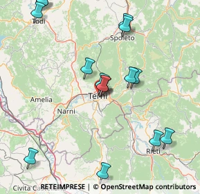 Mappa Via della Stella, 05100 Terni TR, Italia (18.89533)