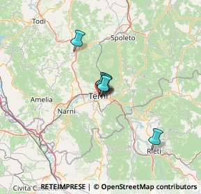 Mappa Via della Stella, 05100 Terni TR, Italia (28.87538)