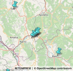 Mappa Via Romagna, 05100 Terni TR, Italia (30.84231)