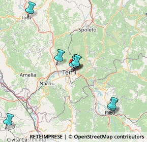 Mappa Via Romagna, 05100 Terni TR, Italia (25.19909)