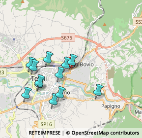 Mappa Via Romagna, 05100 Terni TR, Italia (1.89333)