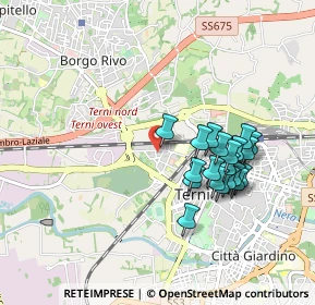 Mappa Piazza Vincenzo Cuoco, 05100 Terni TR, Italia (0.883)