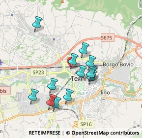 Mappa Piazza Vincenzo Cuoco, 05100 Terni TR, Italia (1.68154)