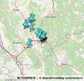 Mappa Via Marco Claudio, 05100 Terni TR, Italia (6.55813)