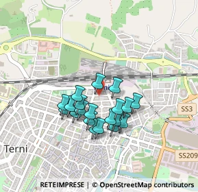 Mappa Via Marco Claudio, 05100 Terni TR, Italia (0.3555)