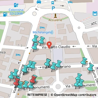 Mappa Via Marco Claudio, 05100 Terni TR, Italia (0.08846)
