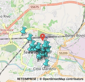 Mappa Via Amedeo Avogadro, 05100 Terni TR, Italia (0.7705)