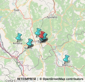 Mappa Via Amedeo Avogadro, 05100 Terni TR, Italia (8.51273)