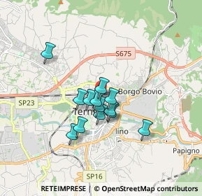 Mappa Via Amedeo Avogadro, 05100 Terni TR, Italia (1.27308)