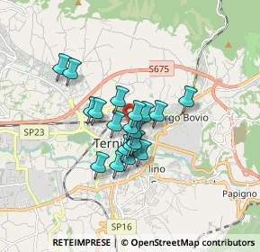Mappa Via Amedeo Avogadro, 05100 Terni TR, Italia (1.18947)