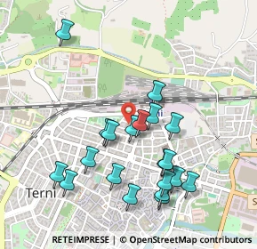Mappa Via Amedeo Avogadro, 05100 Terni TR, Italia (0.505)