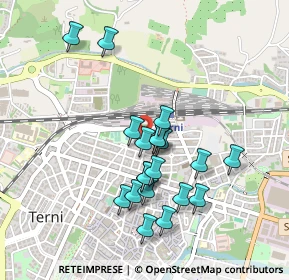 Mappa Via Amedeo Avogadro, 05100 Terni TR, Italia (0.4305)