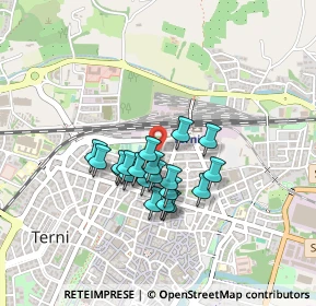 Mappa Via Amedeo Avogadro, 05100 Terni TR, Italia (0.334)