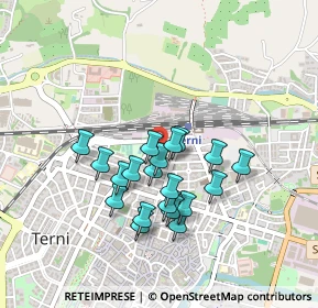 Mappa Via Amedeo Avogadro, 05100 Terni TR, Italia (0.381)