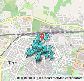 Mappa Via Amedeo Avogadro, 05100 Terni TR, Italia (0.3965)