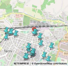 Mappa Via Girolamo Cardano, 05100 Terni TR, Italia (0.6555)