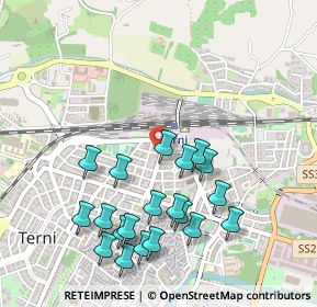 Mappa Via Girolamo Cardano, 05100 Terni TR, Italia (0.545)