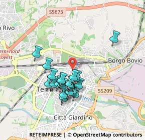 Mappa Via Girolamo Cardano, 05100 Terni TR, Italia (0.7945)