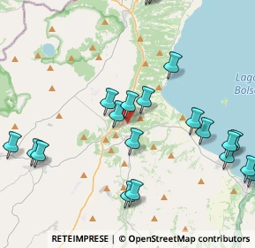 Mappa Piazza del Lavoro, 01018 Valentano VT, Italia (5.1625)