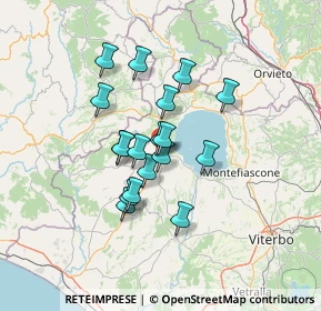 Mappa Piazza del Lavoro, 01018 Valentano VT, Italia (10.69389)