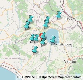 Mappa Piazza del Lavoro, 01018 Valentano VT, Italia (10.30154)