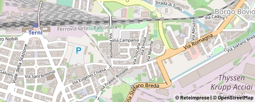 Mappa Terni