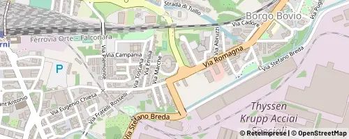 Mappa Terni