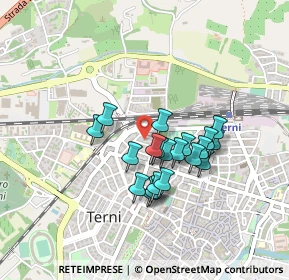 Mappa Viale Giambattista Vico, 05100 Terni TR, Italia (0.3585)