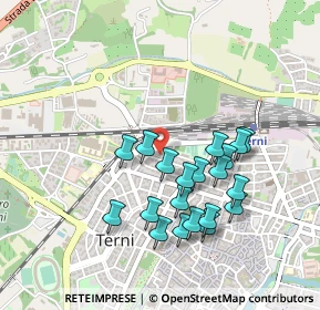 Mappa Via Giambattista Vico, 05100 Terni TR, Italia (0.452)