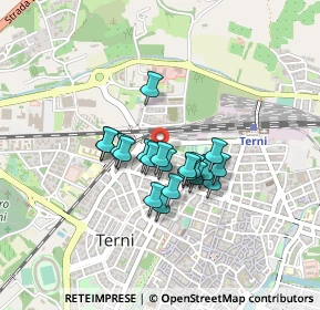 Mappa Viale Giambattista Vico, 05100 Terni TR, Italia (0.3035)