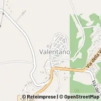 Hartă Valentano