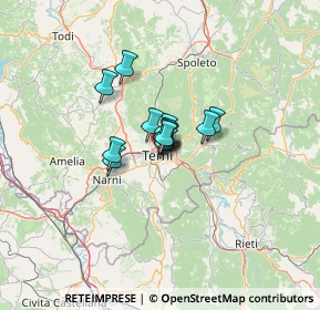 Mappa Via F. Fratini, 05100 Terni TR, Italia (6.15231)