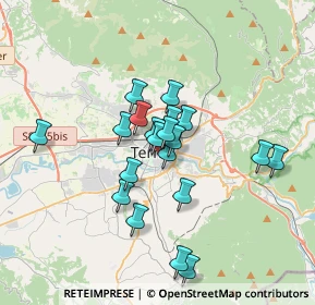 Mappa Via F. Fratini, 05100 Terni TR, Italia (2.913)