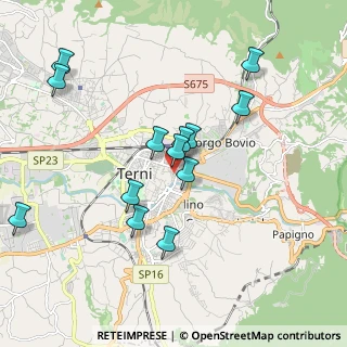 Mappa Via di Porta S. Giovanni, 05100 Terni TR, Italia (1.93615)