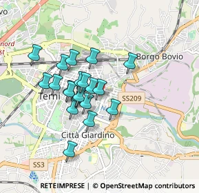 Mappa Via di Porta S. Giovanni, 05100 Terni TR, Italia (0.7245)