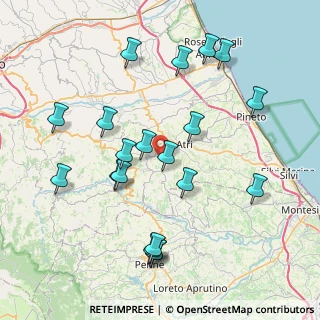 Mappa CAP, 64032 Atri TE, Italia (8.8165)