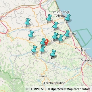 Mappa CAP, 64032 Atri TE, Italia (6.31214)