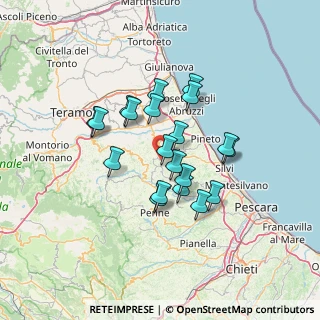 Mappa CAP, 64032 Atri TE, Italia (11.26)