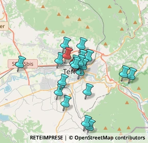 Mappa Via Piero della Francesca, 05100 Terni TR, Italia (2.914)