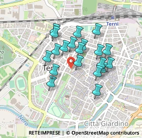 Mappa Largo E. Ottaviani, 05100 Terni TR, Italia (0.374)