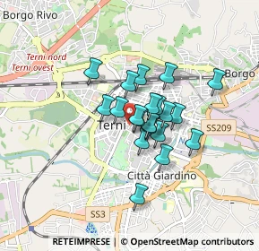 Mappa Largo E. Ottaviani, 05100 Terni TR, Italia (0.59)