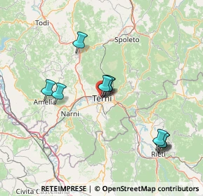 Mappa Via Giuseppe Parini, 05100 Terni TR, Italia (18.935)